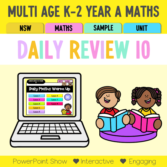 Multi Age K-2 Year A Australian | NSW Maths Daily Review | Warm-Up Unit 10 - Warm Up | Revision