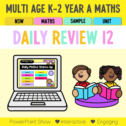 Multi Age K-2 Year A Australian | NSW Maths Daily Review | Warm-Up Unit 12 - Warm Up | Revision