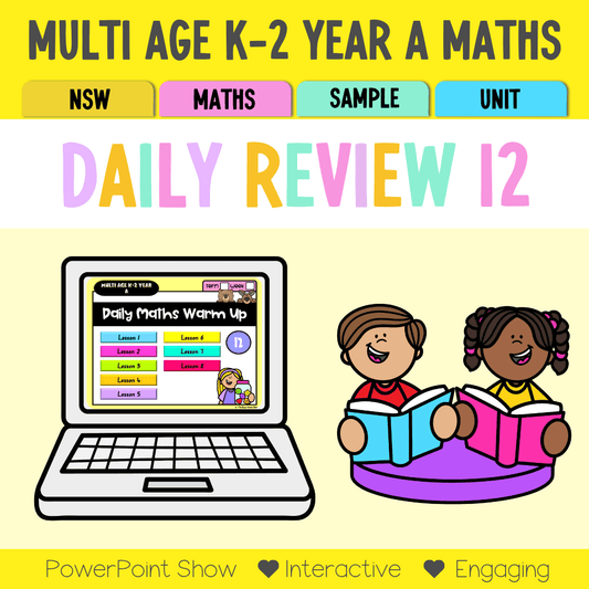 Multi Age K-2 Year A Australian | NSW Maths Daily Review | Warm-Up Unit 12 - Warm Up | Revision