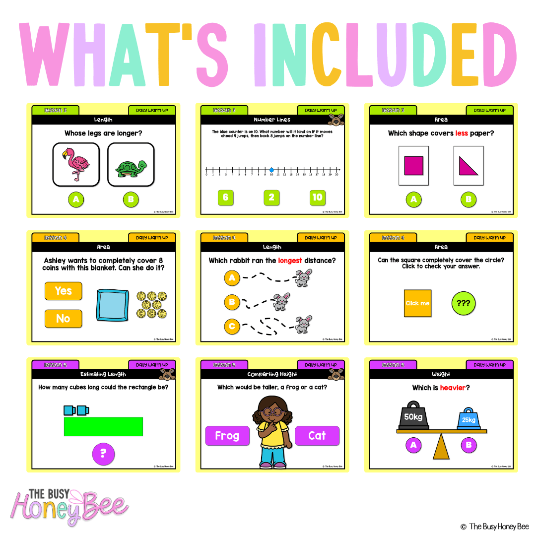 Multi Age K-2 Year A Australian | NSW Maths Daily Review | Warm-Up Unit 14 - Warm Up | Revision