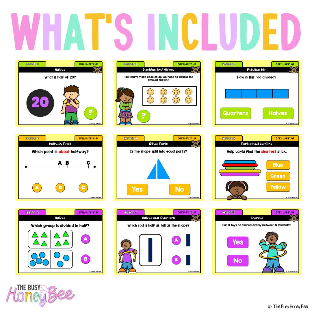 Multi Age K-2 Year A Australian | NSW Maths Daily Review | Warm-Up Unit 15 - Warm Up | Revision