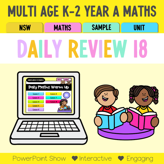 Multi Age K-2 Year A Australian | NSW Maths Daily Review | Warm-Up Unit 18 - Warm Up | Revision