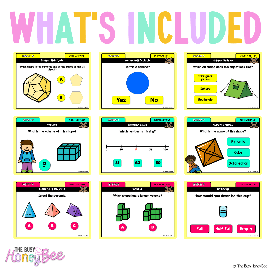 Multi Age K-2 Year A Australian | NSW Maths Daily Review | Warm-Up Unit 19 - Warm Up | Revision
