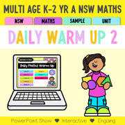 Multi Age K-2 Year A Australian | NSW Maths Daily Review | Warm-Up Unit 2 - Warm Ups | Revision