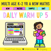 Multi Age K-2 Year A Australian | NSW Maths Daily Review | Warm-Up Unit 5 - Warm Ups | Revision