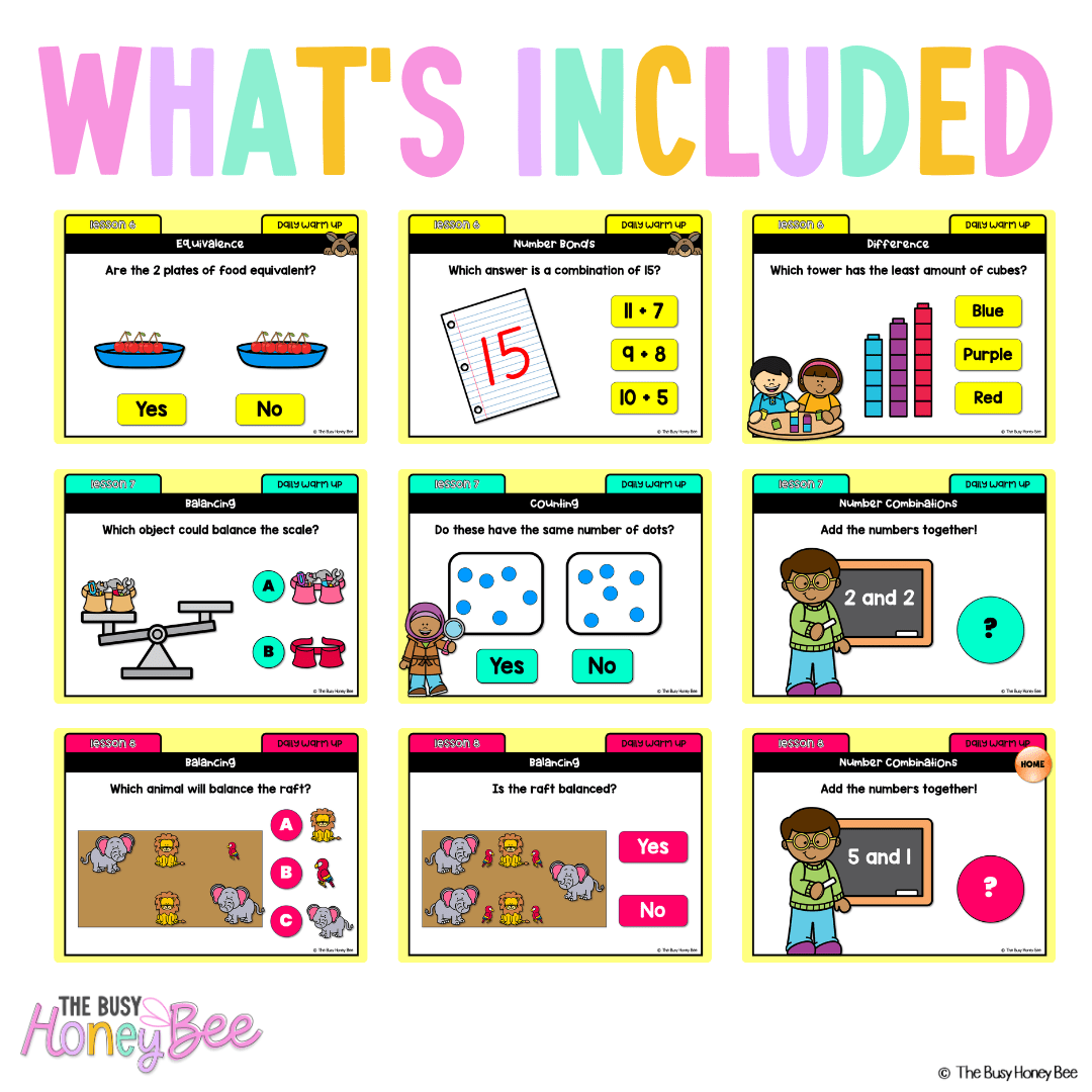 Multi Age K-2 Year A Australian | NSW Maths Daily Review | Warm-Up Unit 6 - Warm Up | Revision