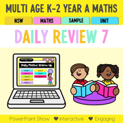 Multi Age K-2 Year A Australian | NSW Maths Daily Review | Warm-Up Unit 7 - Warm Up | Revision