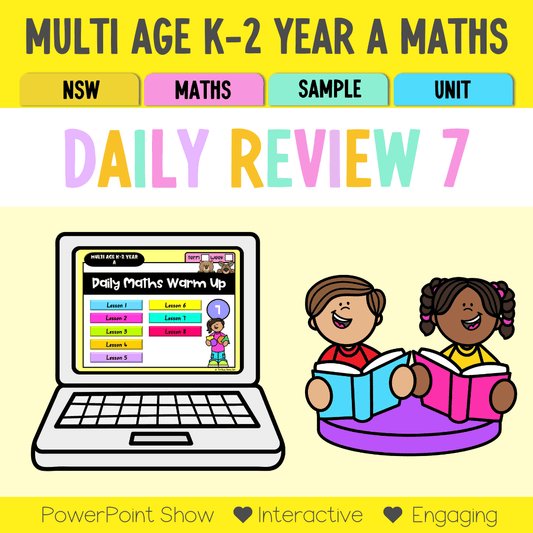 Multi Age K-2 Year A Australian | NSW Maths Daily Review | Warm-Up Unit 7 - Warm Up | Revision