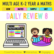 Multi Age K-2 Year A Australian | NSW Maths Daily Review | Warm-Up Unit 8 - Warm Up | Revision