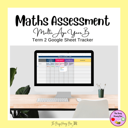 Multi Age K-2 Year A Differentiated NSW Maths Assessment Term 2 Mega Bundle - Assessment