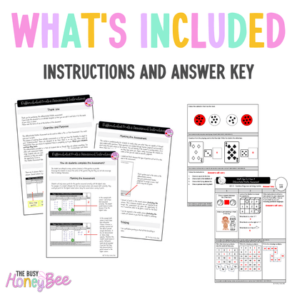 Multi Age K-2 Year A Differentiated NSW Maths Assessment Unit 10 - Assessment