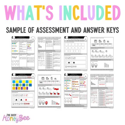 Multi Age K-2 Year A Differentiated NSW Maths Assessment Unit 12 - Assessment