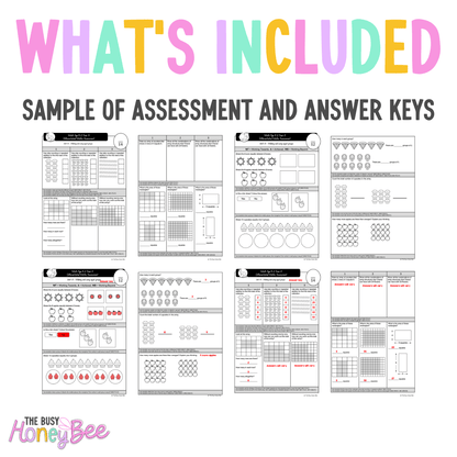 Multi Age K-2 Year A Differentiated NSW Maths Assessment Unit 13 - Assessment