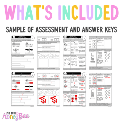 Multi Age K-2 Year A Differentiated NSW Maths Assessment Unit 15 - Assessment