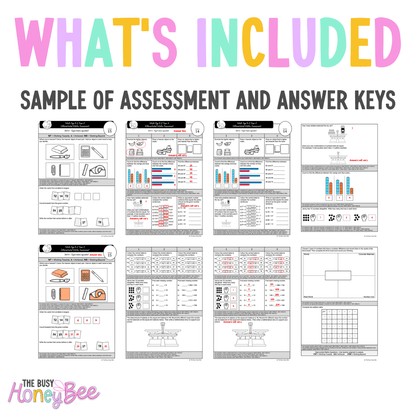 Multi Age K-2 Year A Differentiated NSW Maths Assessment Unit 6 - Assessment