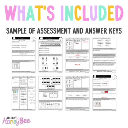 Multi Age K-2 Year A Differentiated NSW Maths Assessment Unit 9 - Assessment
