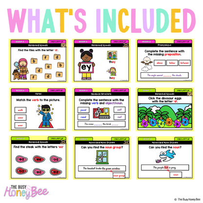 Multi Age K-2 Year A English Daily Warm Up Term 1 Mega Bundle - Warm Ups | Revision
