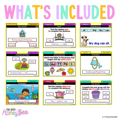 Multi Age K-2 Year A English Daily Warm Up Term 1 Mega Bundle - Warm Ups | Revision