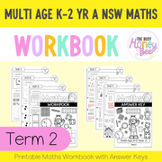 Multi Age K-2 Year A NSW Maths Workbook Term 2 - Workbook | Worksheets