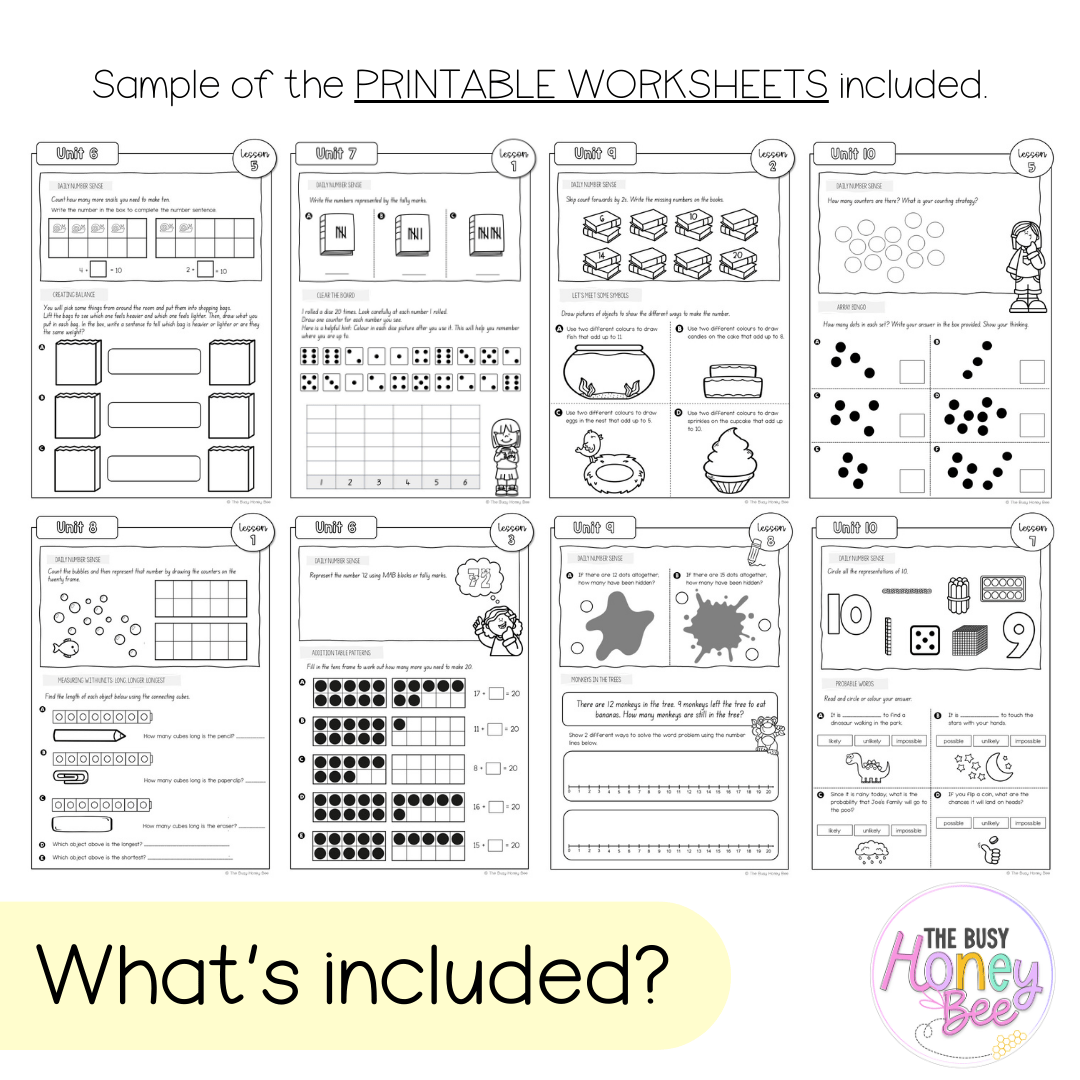 Multi Age K-2 Year A NSW Maths Workbook Term 2 - Workbook | Worksheets