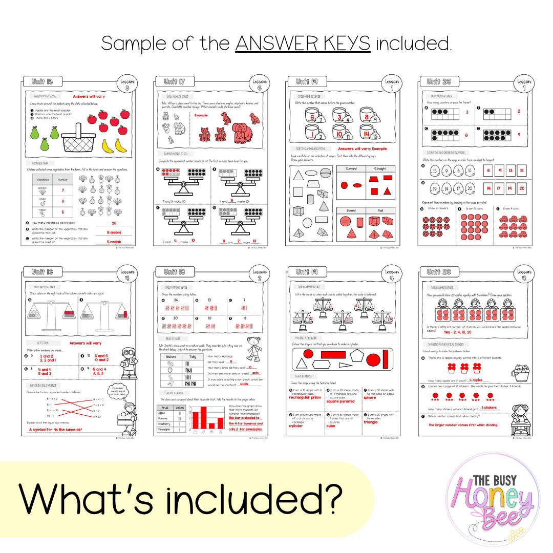Multi Age K-2 Year A NSW Maths Workbook Term 4 - Workbook | Worksheets