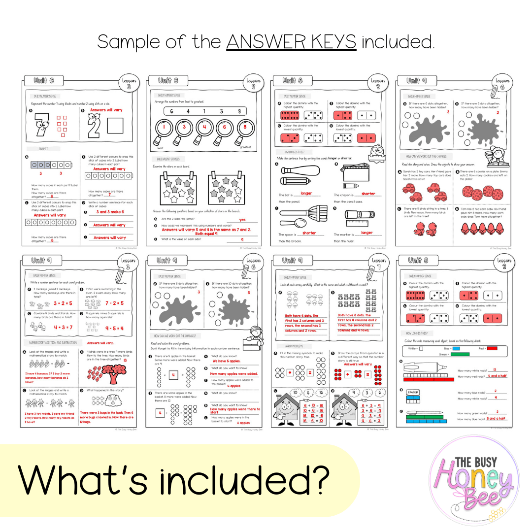 Multi Age K-2 Year A NSW Maths Workbook ULTIMATE Mega Bundle - Workbook | Worksheets