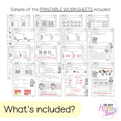Multi Age K-2 Year A NSW Maths Worksheets Unit 16 - Workbook | Worksheets