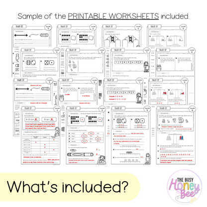 Multi Age K-2 Year A NSW Maths Worksheets Unit 17 - Workbook | Worksheets