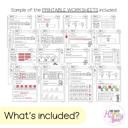Multi Age K-2 Year A NSW Maths Worksheets Unit 2 - Workbook | Worksheets