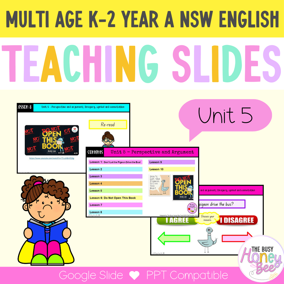 Multi Age K-2 Year A Term 1 English Teaching Slides Mega Bundle - Teaching Slides