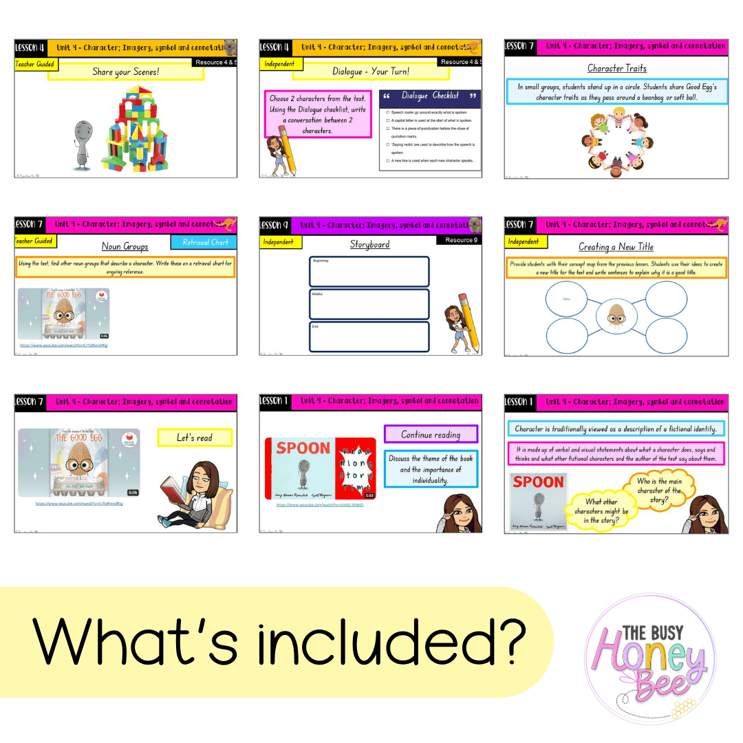 Multi Age K-2 Year A Term 1 English Teaching Slides Mega Bundle - Teaching Slides