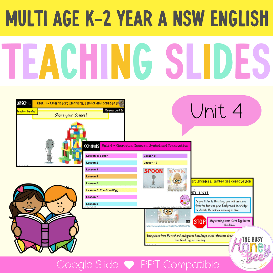 Multi Age K-2 Year A Term 1 English Teaching Slides Mega Bundle - Teaching Slides