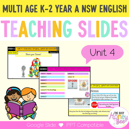 Multi Age K-2 Year A Term 1 English Teaching Slides Mega Bundle - Teaching Slides