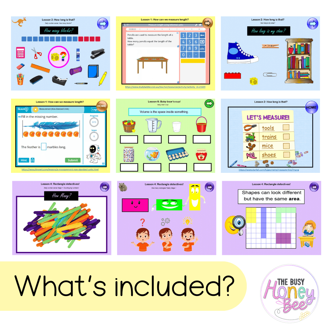 Multi Age K-2 Year A Term 1 Maths Teaching Slides Mega Bundle - Teaching Slides
