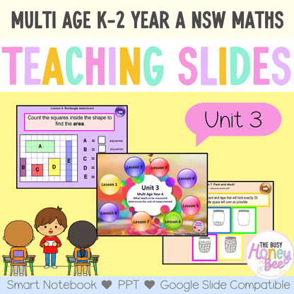 Multi Age K-2 Year A Term 1 Maths Teaching Slides Mega Bundle - Teaching Slides