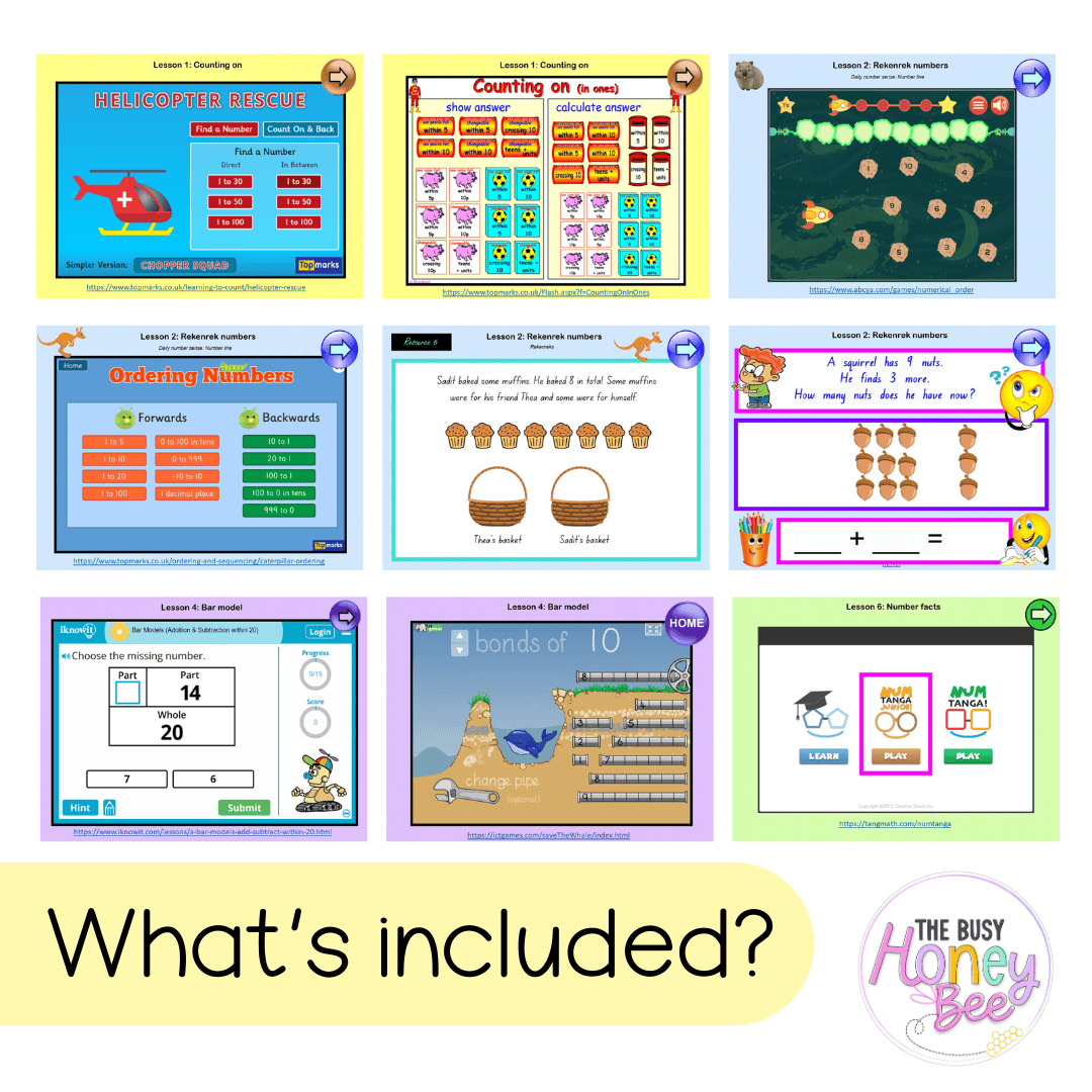 Multi Age K-2 Year A Term 1 Maths Teaching Slides Mega Bundle - Teaching Slides