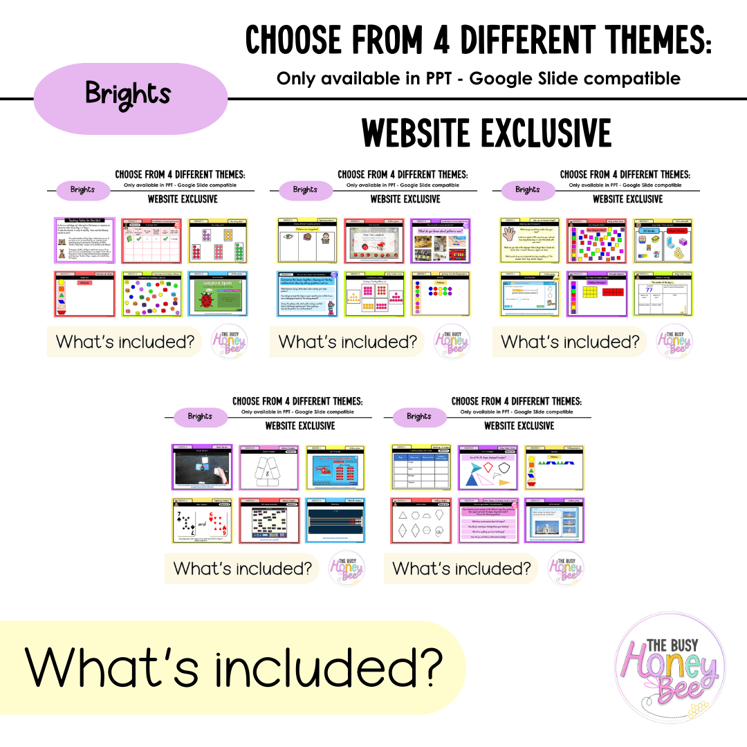 Multi Age K-2 Year A Term 1 Maths Teaching Slides Mega Bundle - Teaching Slides