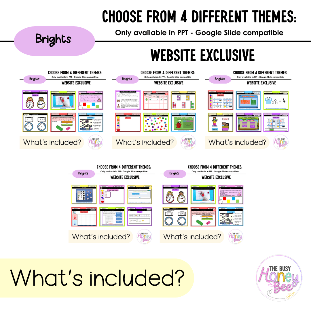 Multi Age K-2 Year A Term 2 Maths Teaching Slides Mega Bundle - Teaching Slides