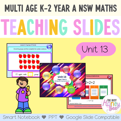 Multi Age K-2 Year A Term 3 Maths Teaching Slides Mega Bundle - Teaching Slides