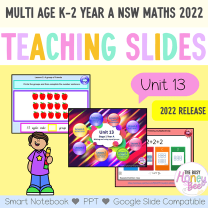 Multi Age K-2 Year A Term 3 Maths Teaching Slides Mega Bundle - Teaching Slides