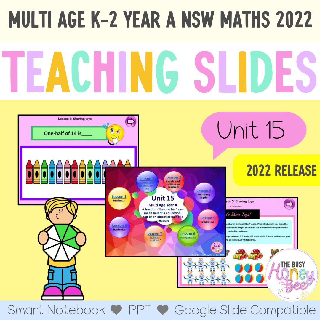 Multi Age K-2 Year A Term 3 Maths Teaching Slides Mega Bundle - Teaching Slides