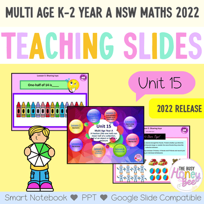 Multi Age K-2 Year A Term 3 Maths Teaching Slides Mega Bundle - Teaching Slides