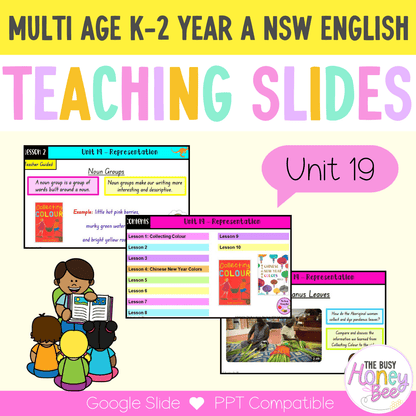 Multi Age K-2 Year A Term 4 English Teaching Slides Mega Bundle - Teaching Slides