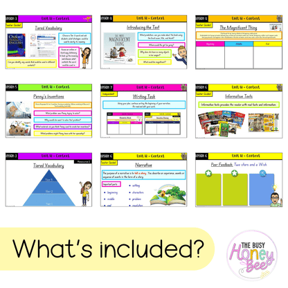 Multi Age K-2 Year A Term 4 English Teaching Slides Mega Bundle - Teaching Slides