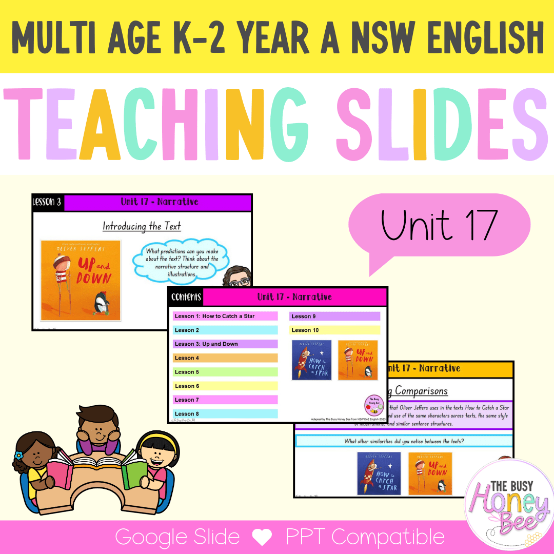Multi Age K-2 Year A Term 4 English Teaching Slides Mega Bundle - Teaching Slides