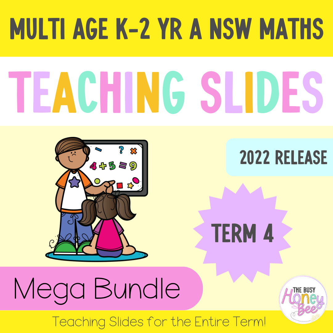 Multi Age K-2 Year A Term 4 Maths Teaching Slides Mega Bundle - Teaching Slides