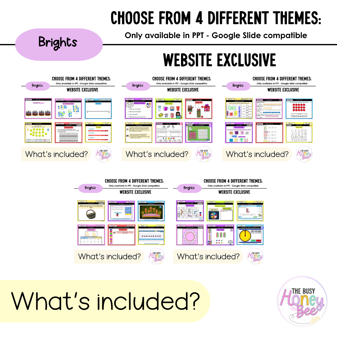 Multi Age K-2 Year A Term 4 Maths Teaching Slides Mega Bundle - Teaching Slides