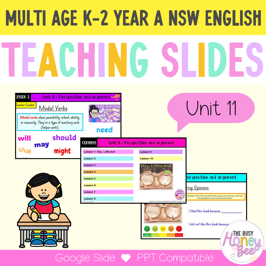 Multi Age K-2 Year A Ultimate English Teaching Slides Mega Bundle - Teaching Slides