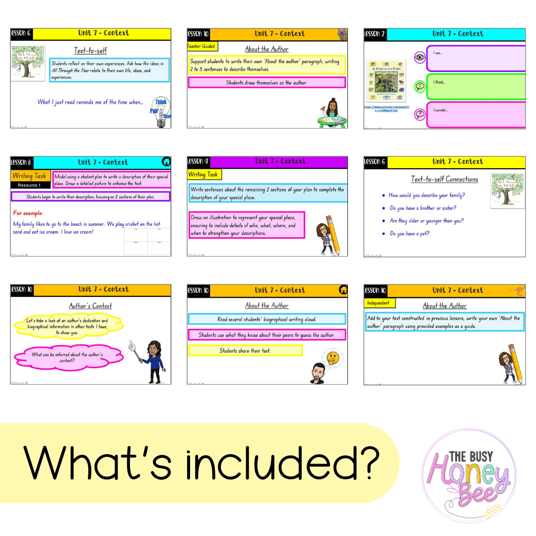 Multi Age K-2 Year A Ultimate English Teaching Slides Mega Bundle - Teaching Slides