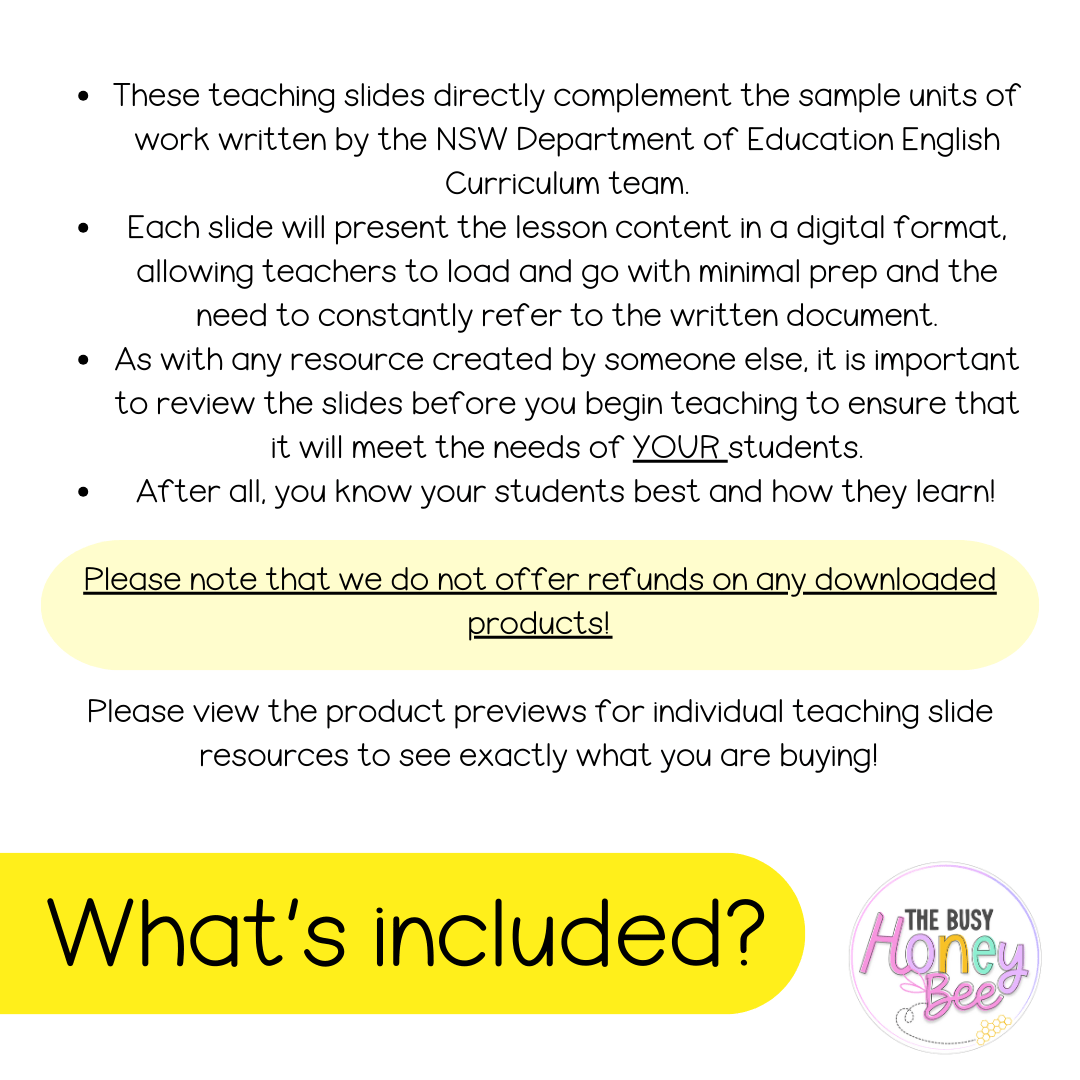 Multi Age K-2 Year A Ultimate English Teaching Slides Mega Bundle - Teaching Slides